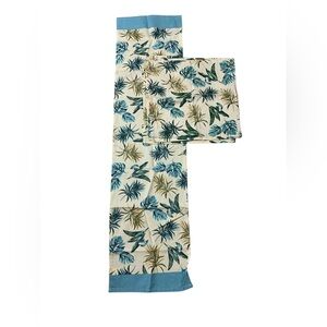 FabulousHome Set of 1 pc Table Runner 6 pcs Placemats